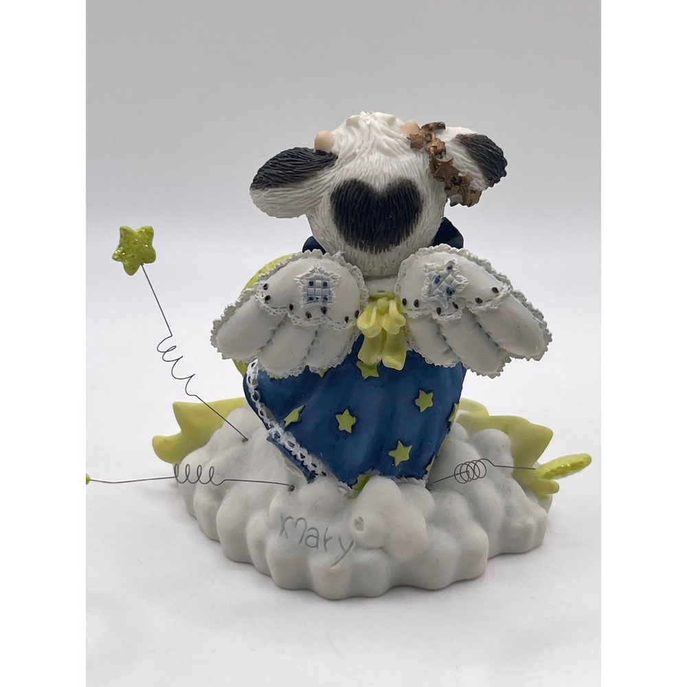 Enesco Mary Rhyner-Nadig Silent Night Holy Cow Angel Figurine 274410 1997 - Picture 3 of 5